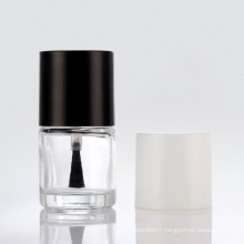 custom made refillable 10ml clear glass cosmetic make up uv gel nail polish empty bottle